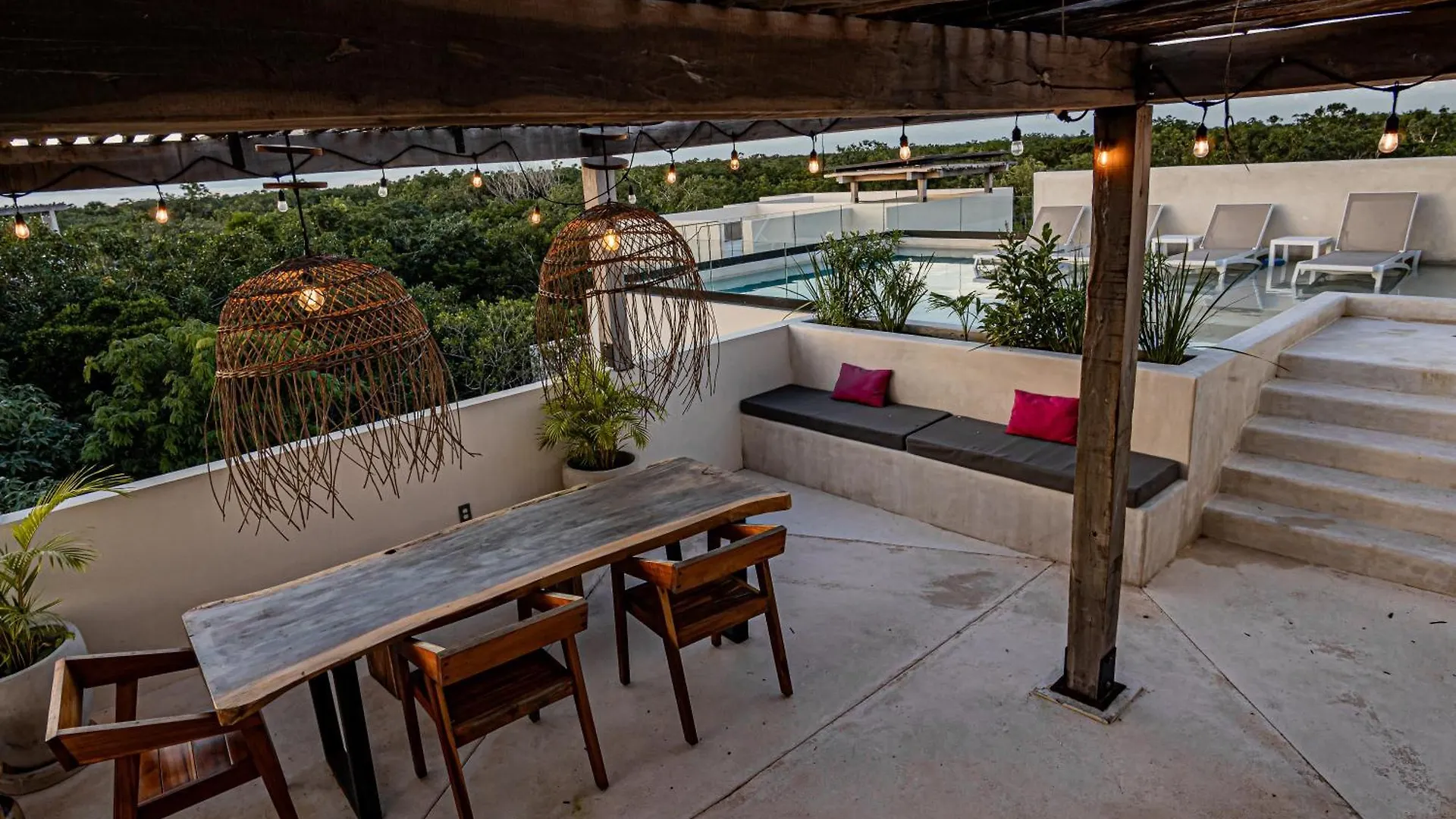 Downtown Delight -Roof With Pool & Bbq & Jungle Gym Apartment Tulum 0*,